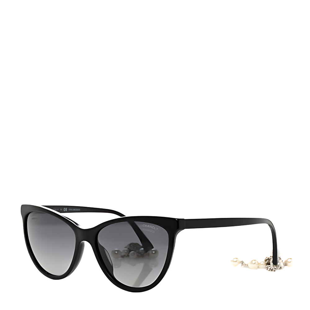 Chanel Gafas de Sol Polarizadas Ojo de Gato – Perla Fantasía  Preowned - Vista 3