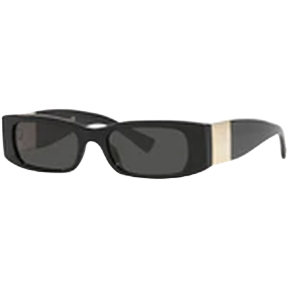 Valentino - Negro Clásico con Detalle Dorado | Lentes de Sol para Mujer Preowned