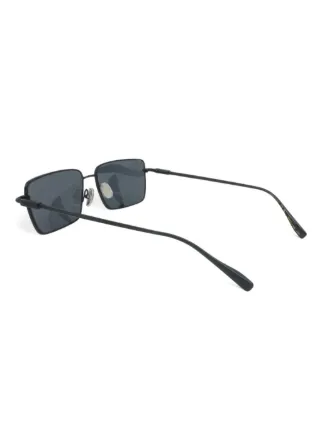 Gafas de sol Ferragamo rectangulares — negras - Vista 3