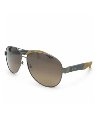 Lentes de sol Ferragamo estilo aviador