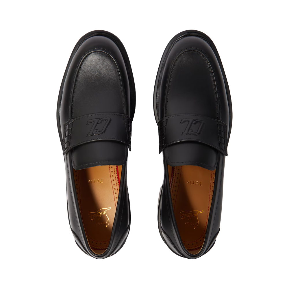 Christian Louboutin Mocasines de Piel con Monograma Preowned - Vista 3