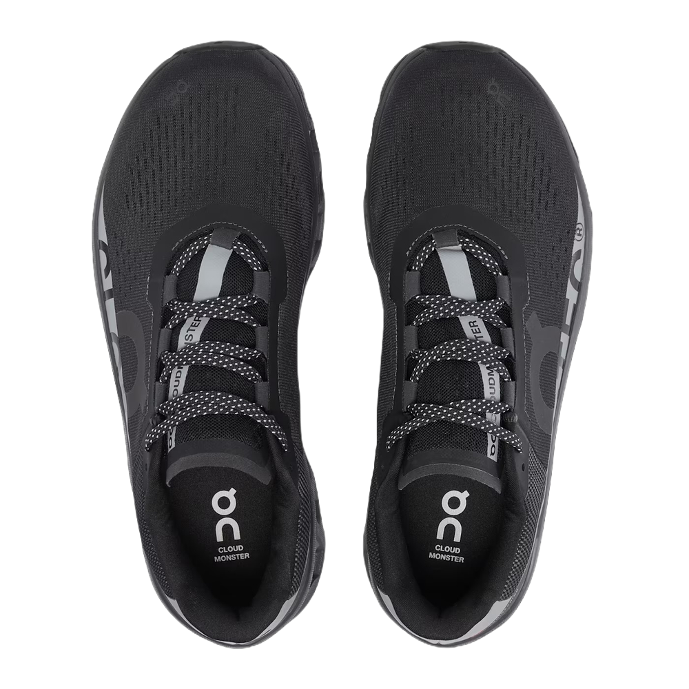 ON RUNNING CLOUDMONSTER LUMOS ALL BLACK - Vista 3